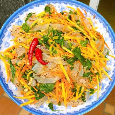 Sứa Ăn Liền Hà Tĩnh 6 nộm sứa ăn liền dung mai