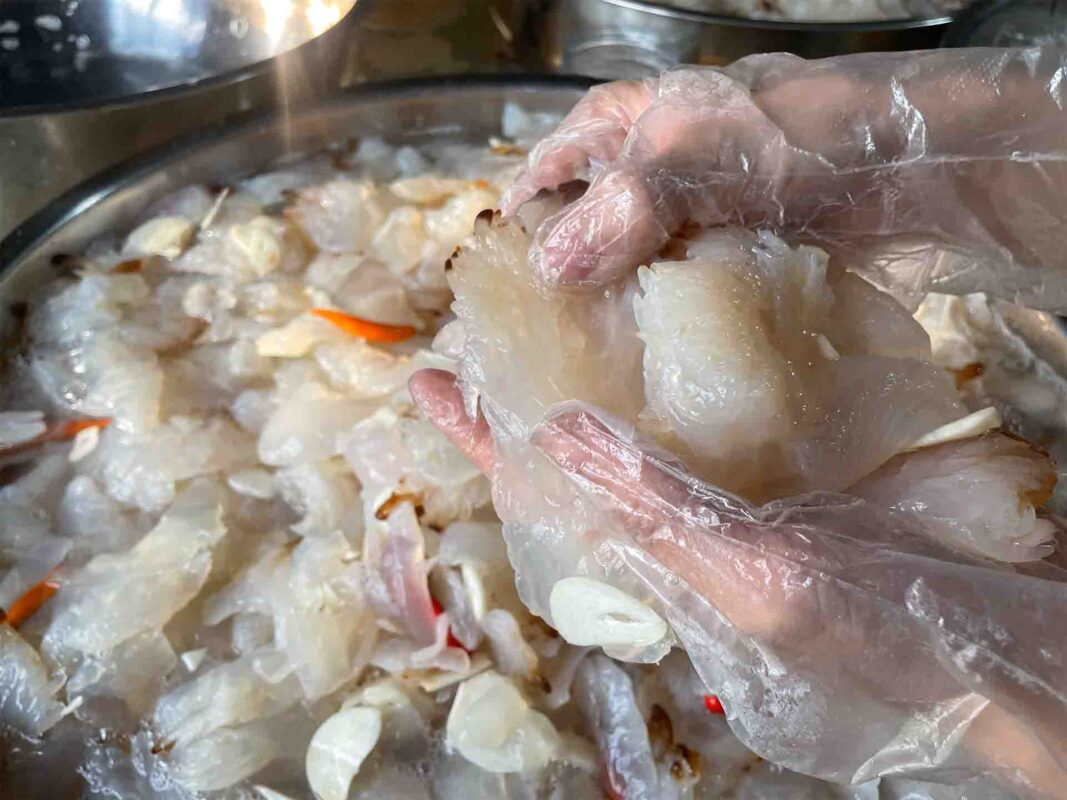 Chân sứa biển ăn liền