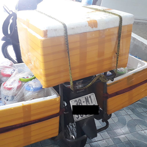 Hàng sứa biển giao cho quý khách hàng