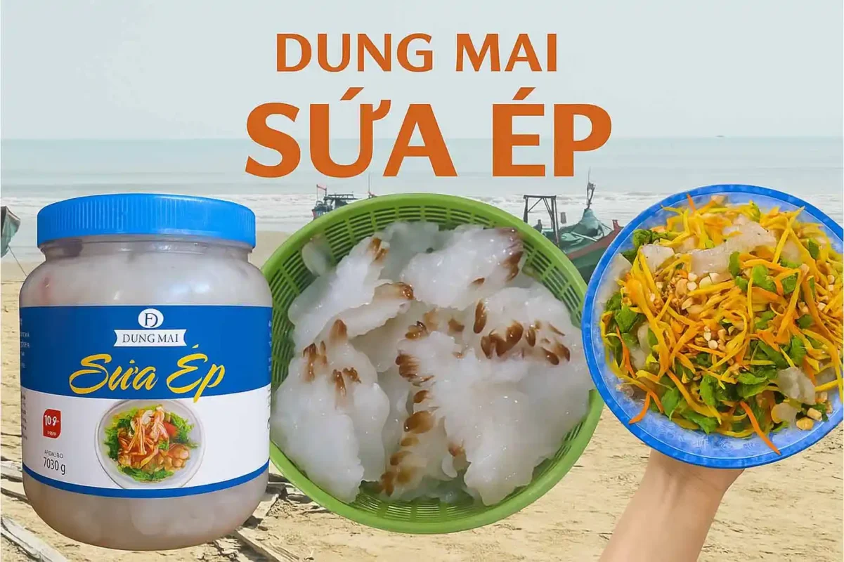 Chân sứa biển Hà Tĩnh - Hàng OCOP tuyển chọn, giòn sần sật